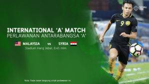Berapa Mata FIFA Ranking Dari Perlawanan Bertemu Syria?