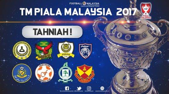 8 pasukan bakal berentap dalam suku akhir Piala Malaysia ...