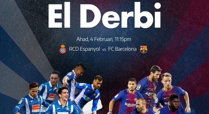 Ini peluang anda untuk menyaksikan El Derbi Catalan di Sepanyol