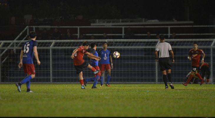 Gol cantik yang dijaringkan oleh Areff Kamaruddin untuk membantu UiTM mengikat JDT II