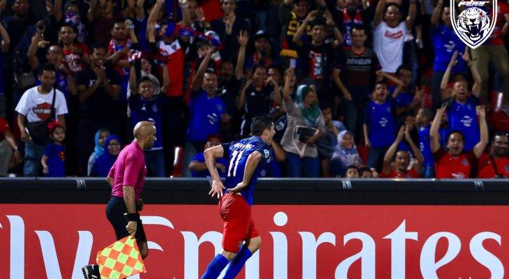 Piala AFC: Johor DT sumbat tiga gol di Larkin, berjaya tumbangkan Persija dengan mudah