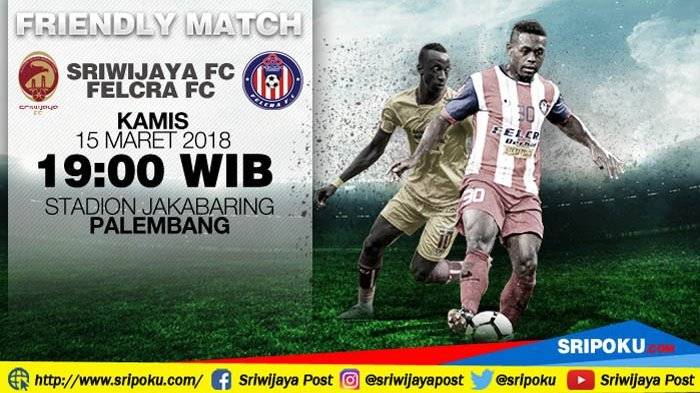 Felcra FC akan menentang kelab Indonesia, Sriwijaya FC malam ini