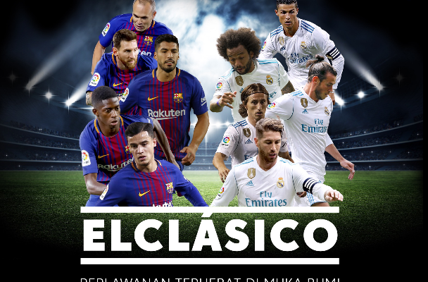 Daftar, Share dan Menang! Ini peluang anda untuk menyaksikan El Clasico di Sepanyol