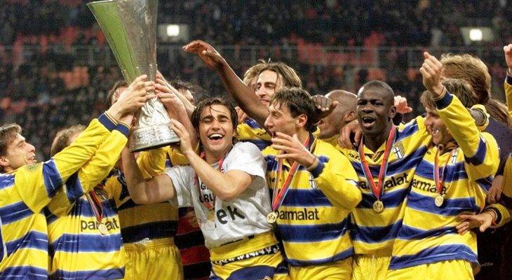 Skuad ikonik Parma musim 1998/99, ketika mereka cukup ditakuti di Eropah