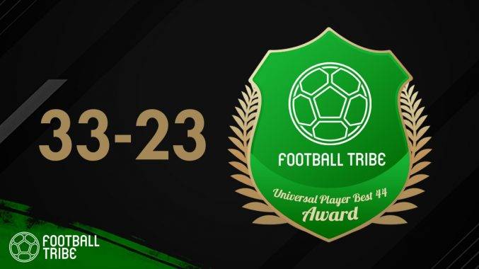 Football Tribe 44 Universal Player Awards: Tempat 33-23