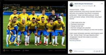 Brazil pasukan pilihan Mufti Wilayah Persekutuan? Iktibar ...