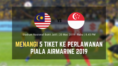 Menangi Lima Keping Tiket Ke Perlawanan Piala Airmarine 2019