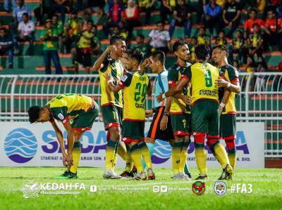 Shopee Piala FA : Kedah ratah PJ City di Darul Aman