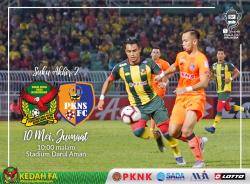Shopee Piala FA : Kedah ‘dahaga’ kemenangan ke atas PKNS FC