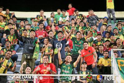 Kedah dapat sokongan penyokong