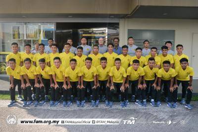 Skuad B-15 tahun berlepas ke China