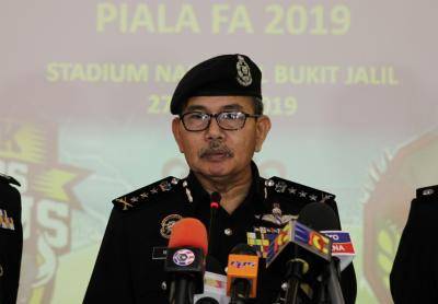 Shopee Final Piala FA : Polis kawal ombak 85,000 penonton