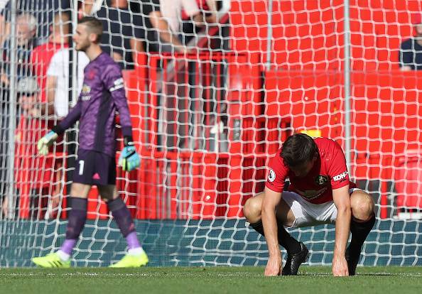 Despair at Old Trafford against Palace