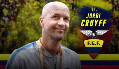 Ecuador appointed Jordi Cryuff as new head coach