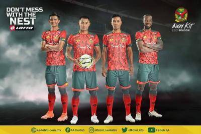 Kedah perkenal jersi baharu 2020