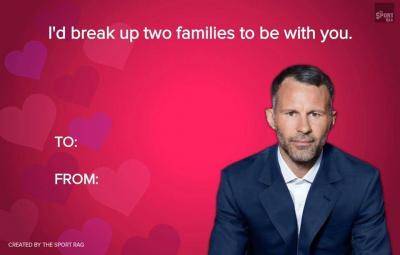 Send a Valentine’s Day card using this footballer’s pick up lines