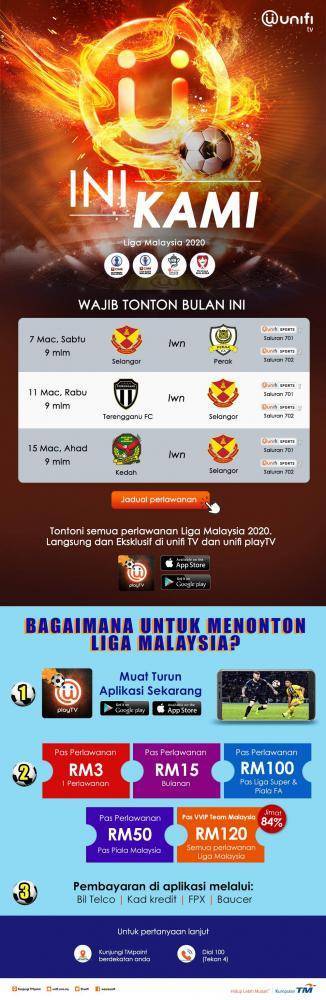 Watch Liga Malaysia 2020 With Unifi Football Tribe Malaysia