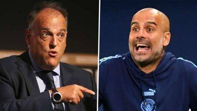 ‘Tebas must be so jealous!’ – Guardiola slams La Liga president