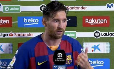 [VIDEO] Lionel Messi: Barcelona is weak