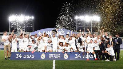 [VIDEO] Real Madrid win 34th La Liga title, the first since 2017