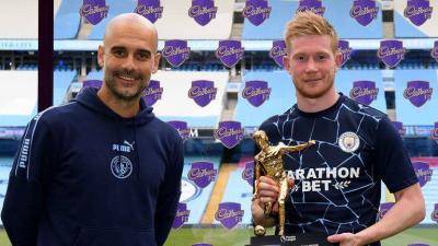 Kevin De Bruyne hailed by Pep Guardiola as best midfielder in the world