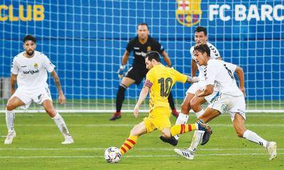 Messi plays for 45 minutes in Barcelona win over Tarragona