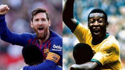 Lionel Messi equals Pelé’s record of 643 goals for a single club