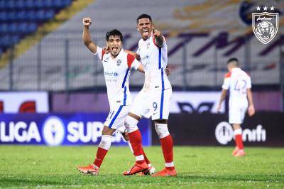 Liga Super: JDT catat kemenangan ketiga berturut-turut, Selangor sekadar seri