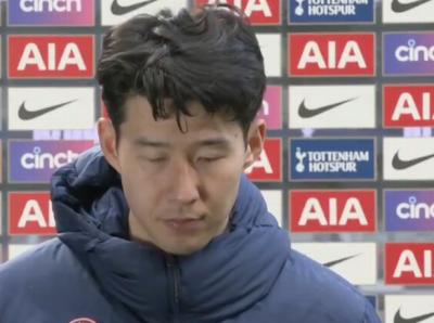 Heung-Min Son teary-eyed in emotional interview after Man Utd loss