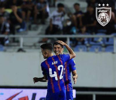 JDT menang ‘pra-final’ Piala FA, Terengganu tewas di laman sendiri