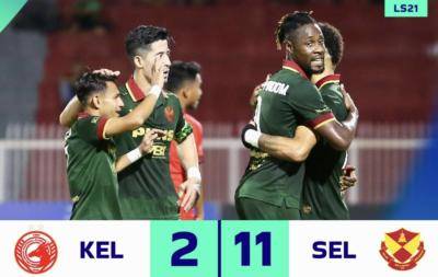 Kelantan bolos 11 gol, catat rekod kekalahan besar terbaru