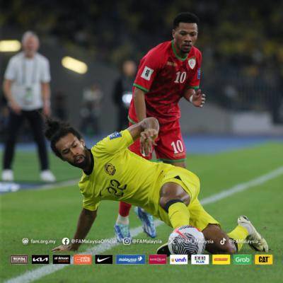 Malaysia kalah 2 kali berturut-turut dengan Oman