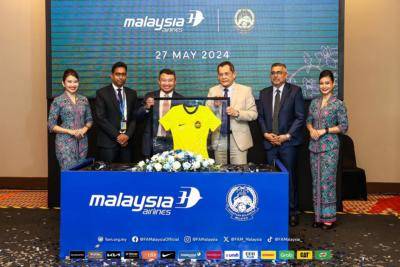 Malaysia Airlines perbaharui tajaan skuad Harimau Malaya, FAM