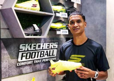 Skechers introduces football collection with Malaysian footballers