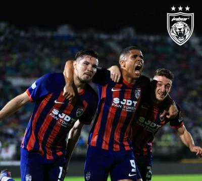 Terengganu bolos 4 gol kepada JDT di laman sendiri