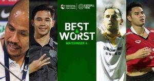 BEST & WORST: ยอดเยี่ยม-ยอดแย่ โตโยต้าไทยลีก 2017 นัดที่ 4