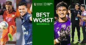 BEST & WORST: ยอดเยี่ยม-ยอดแย่ โตโยต้าไทยลีก 2017 นัดที่ 21