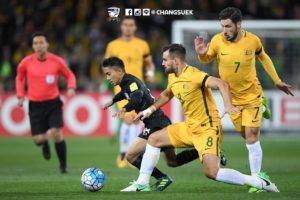 ฟ็อกซ์ยังทึ่ง! ชมจังหวะชนาธิปม้วนฝ่าวงล้อมแข้งจิงโจ้ (มีคลิป)