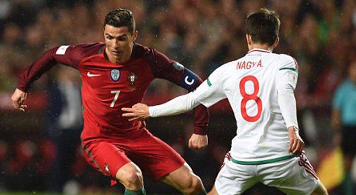 Vòng loại WC2018: Ronaldo lập cú đúp thắp sáng hy vọng cho Bồ Đào Nha