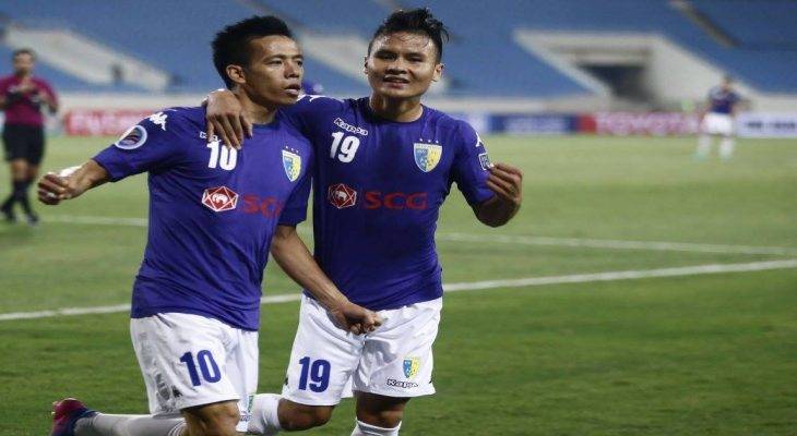 Đá bù vòng 9 V-league : Hà Nội FC thắng dễ, Quảng Ninh bị cầm chân