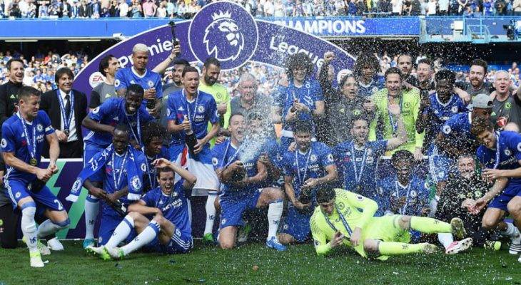 Chùm ảnh: Tân vương Chelsea rạng ngời ngày nâng cúp Premier League