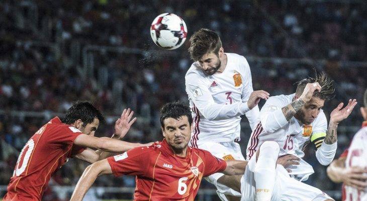 Macedonia 1-2 Tây Ban Nha: Chiến thắng không dễ dàng