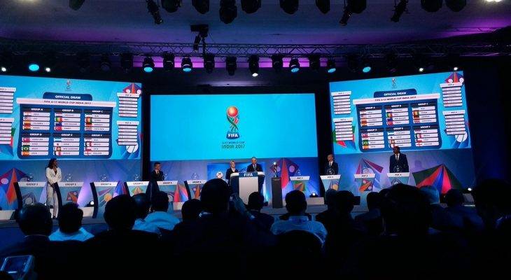 Kết quả bốc thăm chia bảng FIFA U17 World Cup 2017