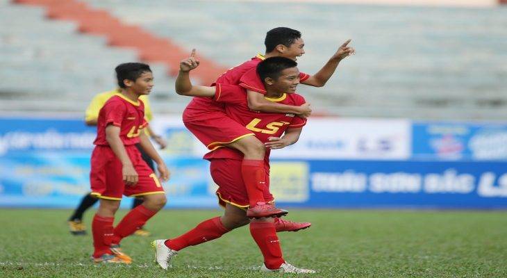 VCK U15 QUỐC GIA – CÚP THÁI SƠN BẮC 2017  PVF chia điểm với Viettel