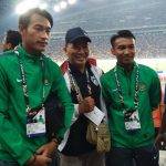 Cầu thủ U22 Indonesia bị nhân viên an ninh cấm xuống sân