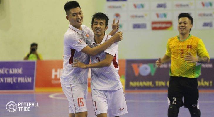 Thắng Myanmar “ba sao”, Futsal Việt Nam tránh được Thái Lan ở bán kết