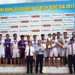 Đà Nẵng vô địch giải bóng đá bãi biển VĐQG 2017