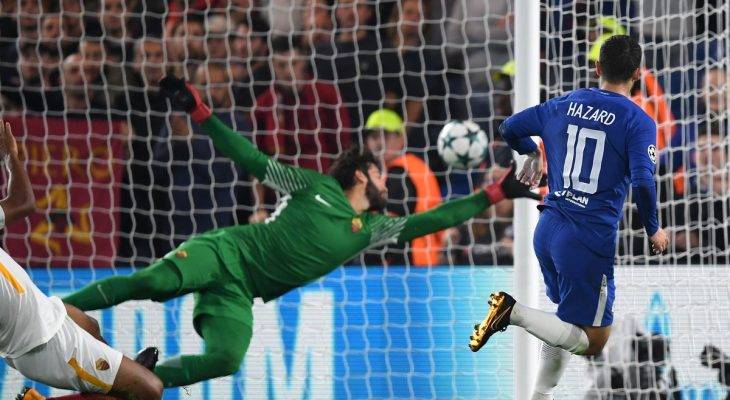 Eden Hazard thất vọng vì không thắng được AS Roma