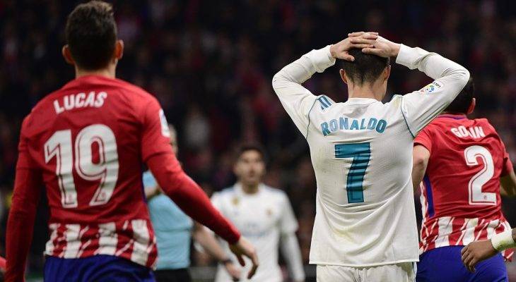 Ronaldo “tịt ngòi”, Real Madrid bị Atletico cầm hòa