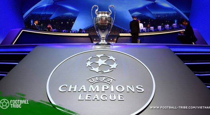 Champions League: Bốc thăm vòng 1/8 mùa giải 2017/18
